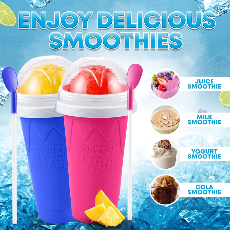 This Fun Kitchen Gadget Turns Any Drink Into a Slushie in Seconds