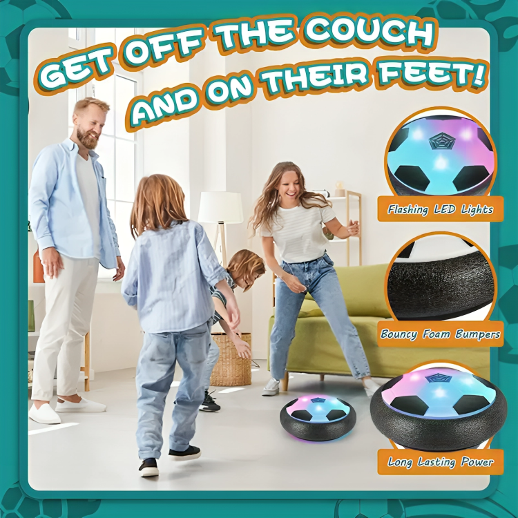 This Gliding Indoor Soccer Ball Will Transform Playtime—No Kicks Needed!