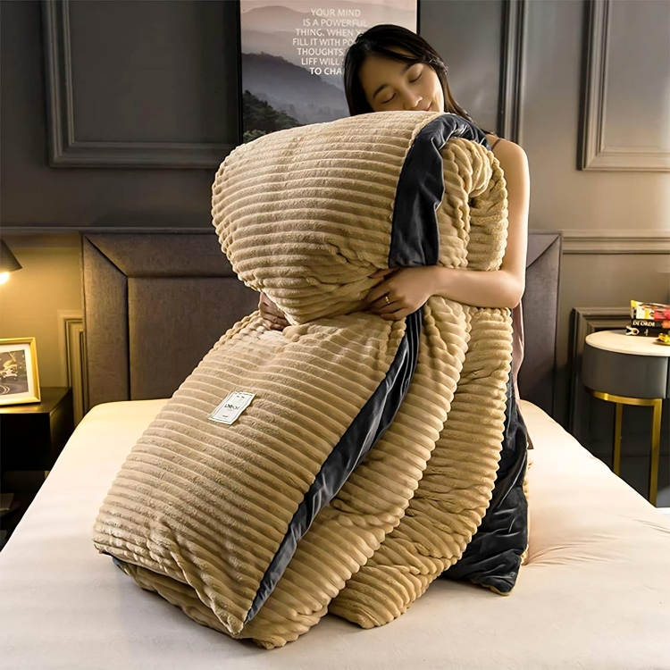 Cosy Corduroy Velvet Quilt Cover Set | 50% OFF + 2x FREE Pillowcases