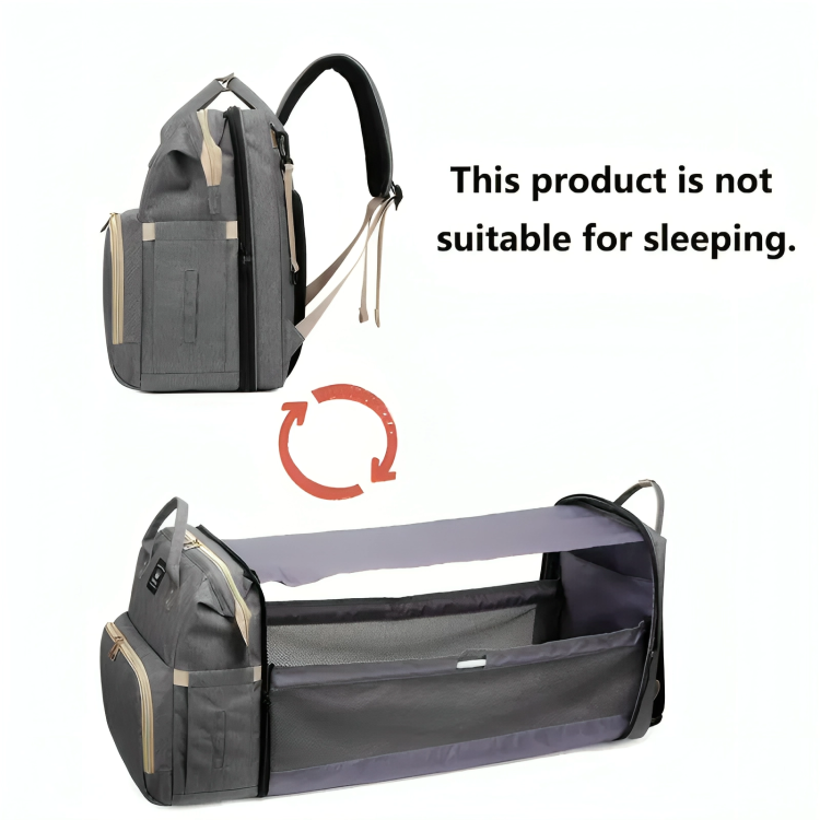 Nuturas™ 2-in-1 Diaper Bag Bassinet