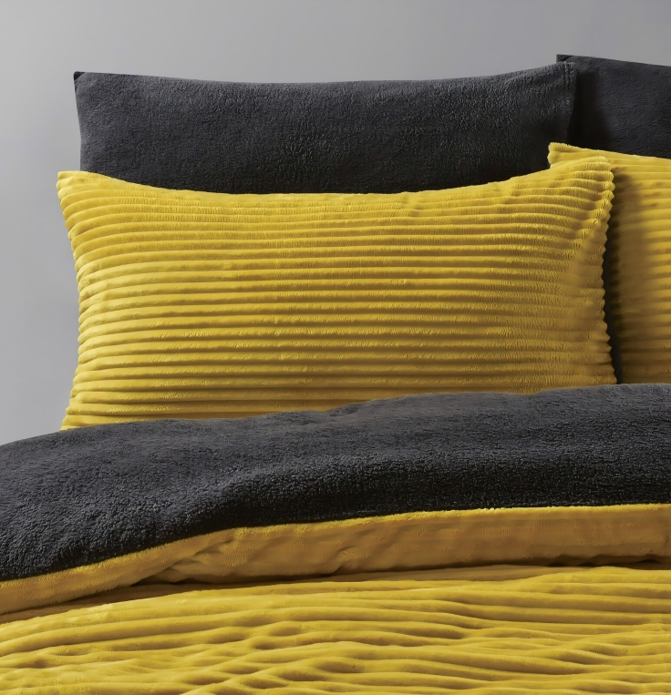 Cosy Corduroy Velvet Quilt Cover Set | 50% OFF + 2x FREE Pillowcases