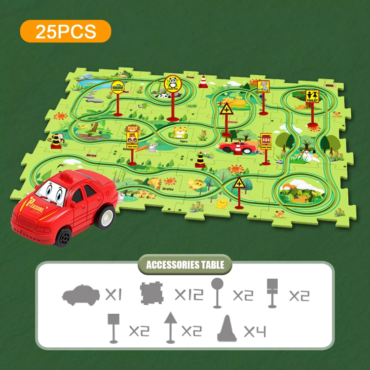 Puzzle Racer Adventure Car Track Set