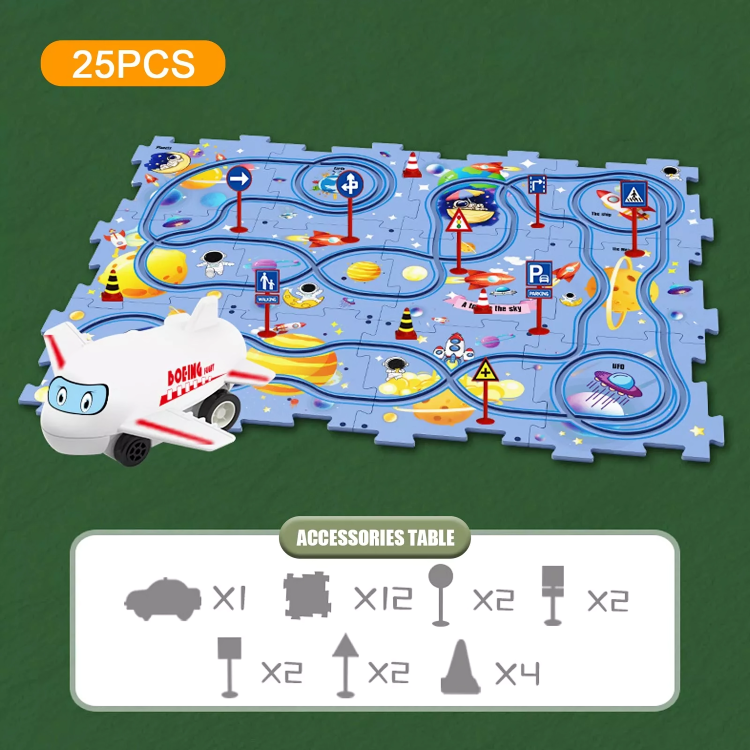 Puzzle Racer Adventure Car Track Set