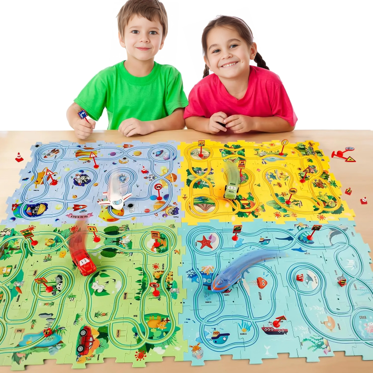 Puzzle Racer Adventure Car Track Set