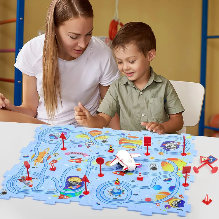 Puzzle Racer Adventure Car Track Set