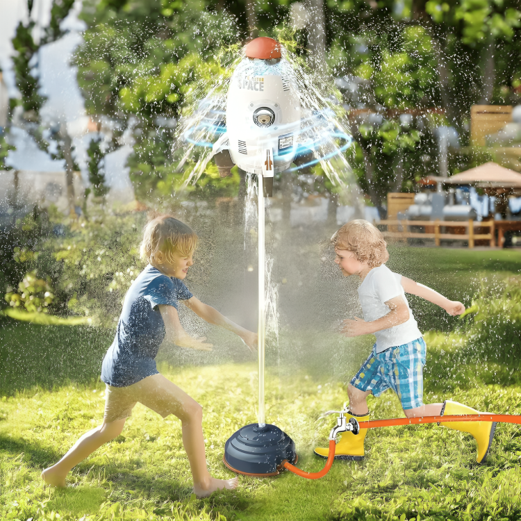 Splash Rocket Garden Sprinkler Toy