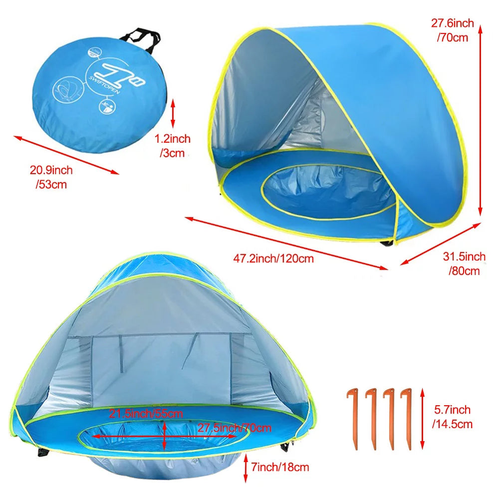 SunnyShade Beach Tent Pool