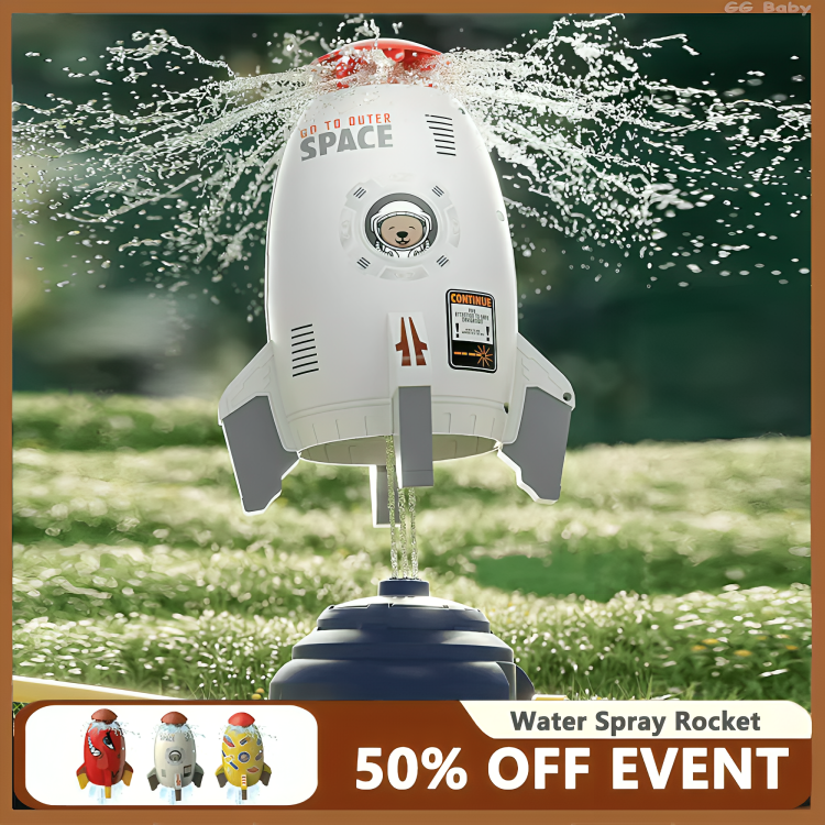 Splash Rocket Garden Sprinkler Toy